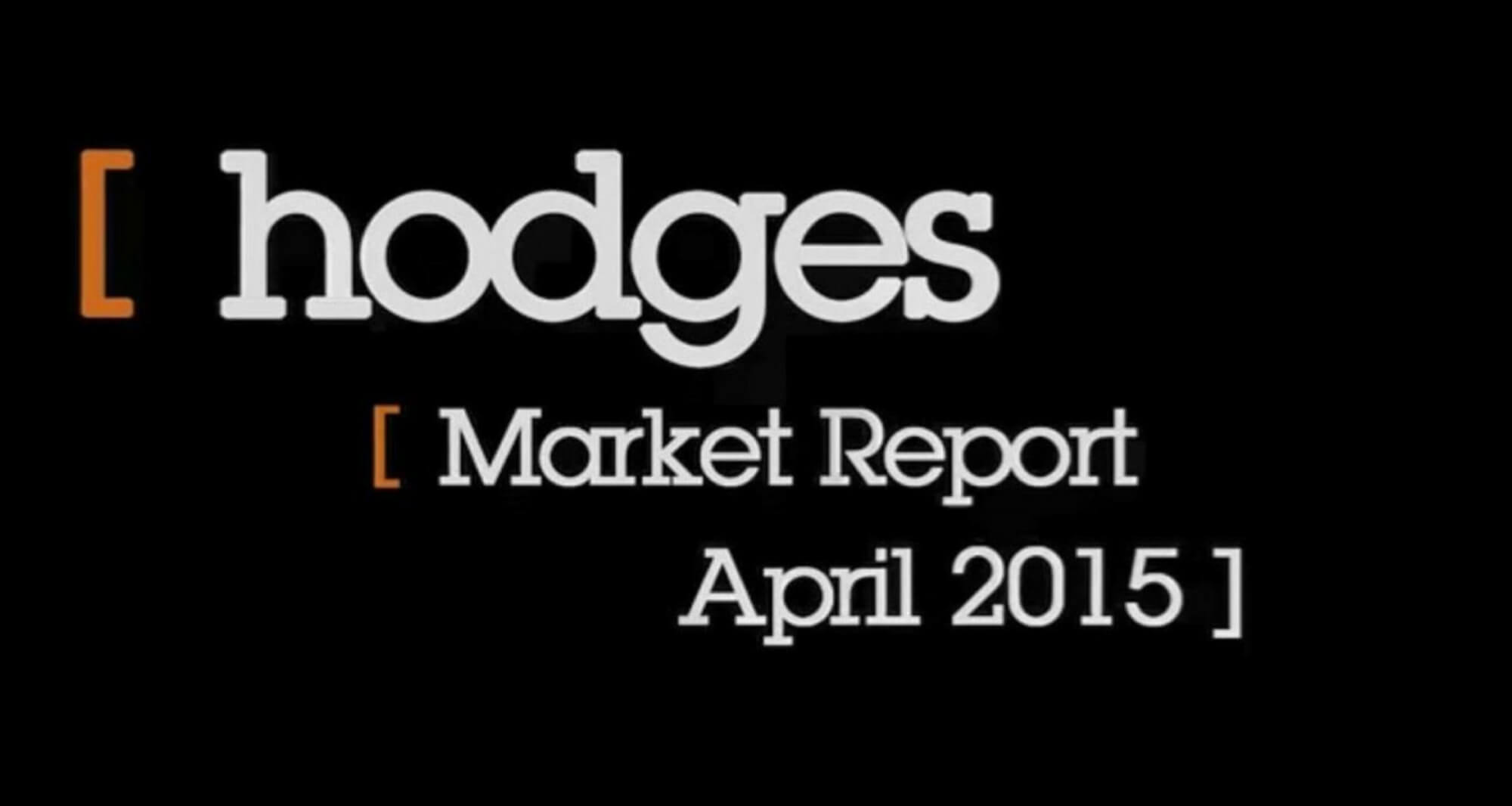 Hodges April Market Report with Tom Elliot